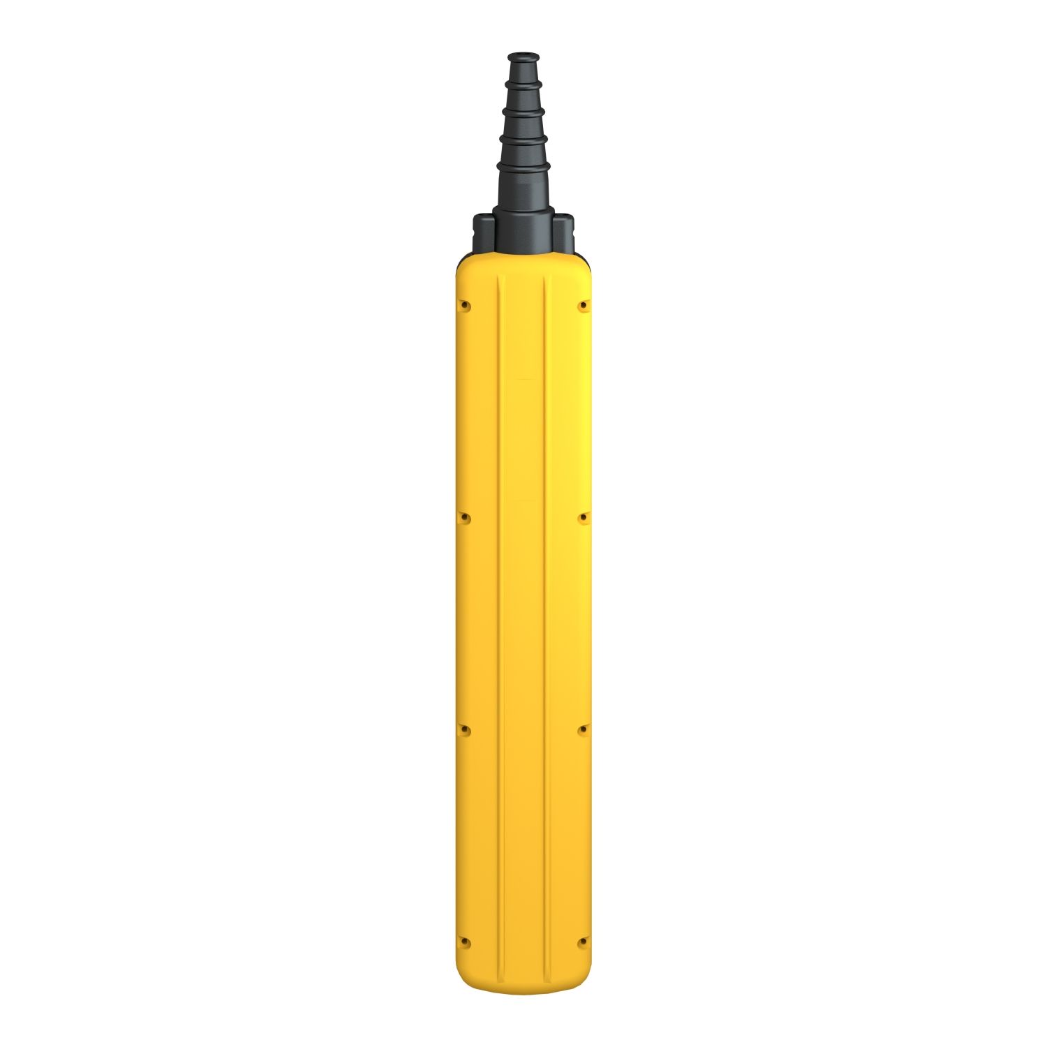 Picture of Empty pendant control station, Harmony XAC, plastic, yellow, 12 cut outs