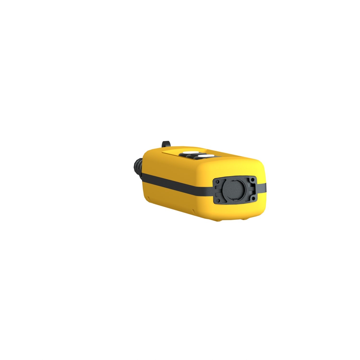 Picture of Pendant control station, Harmony XAC, plastic, yellow, 4 push buttons with NO+NC