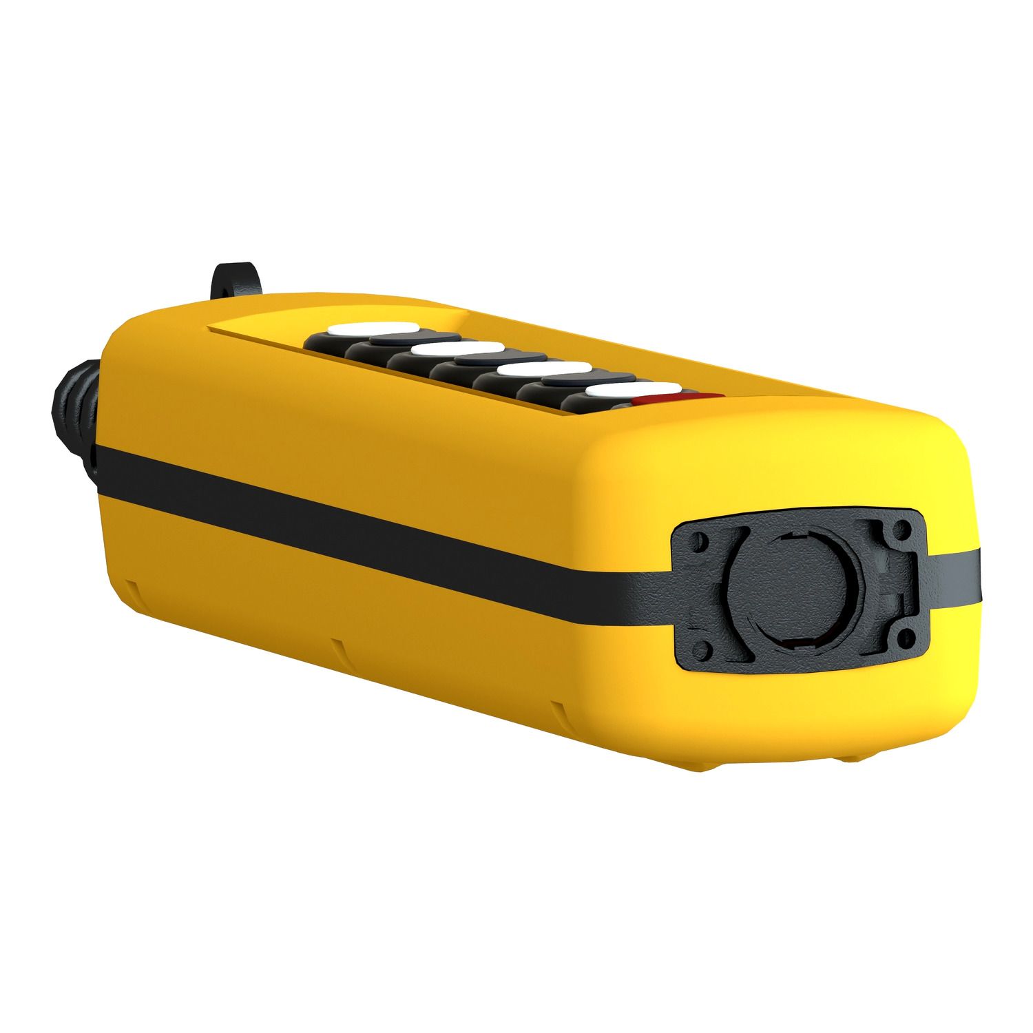 Picture of Pendant control station, Harmony XAC, plastic, yellow, 8 push buttons with NO+NC