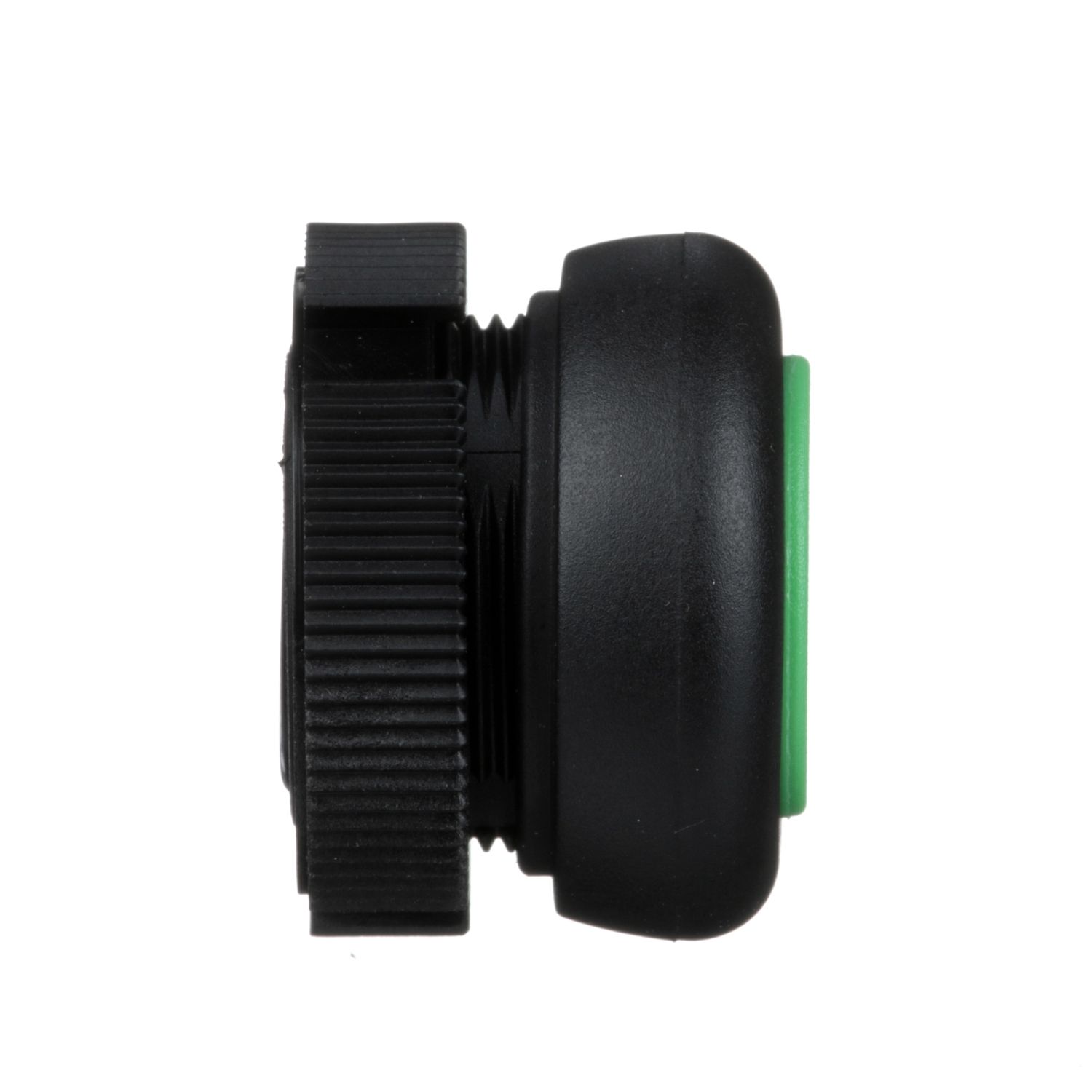 Picture of Head for push button, Harmony XAC, plastic, green, booted, spring return