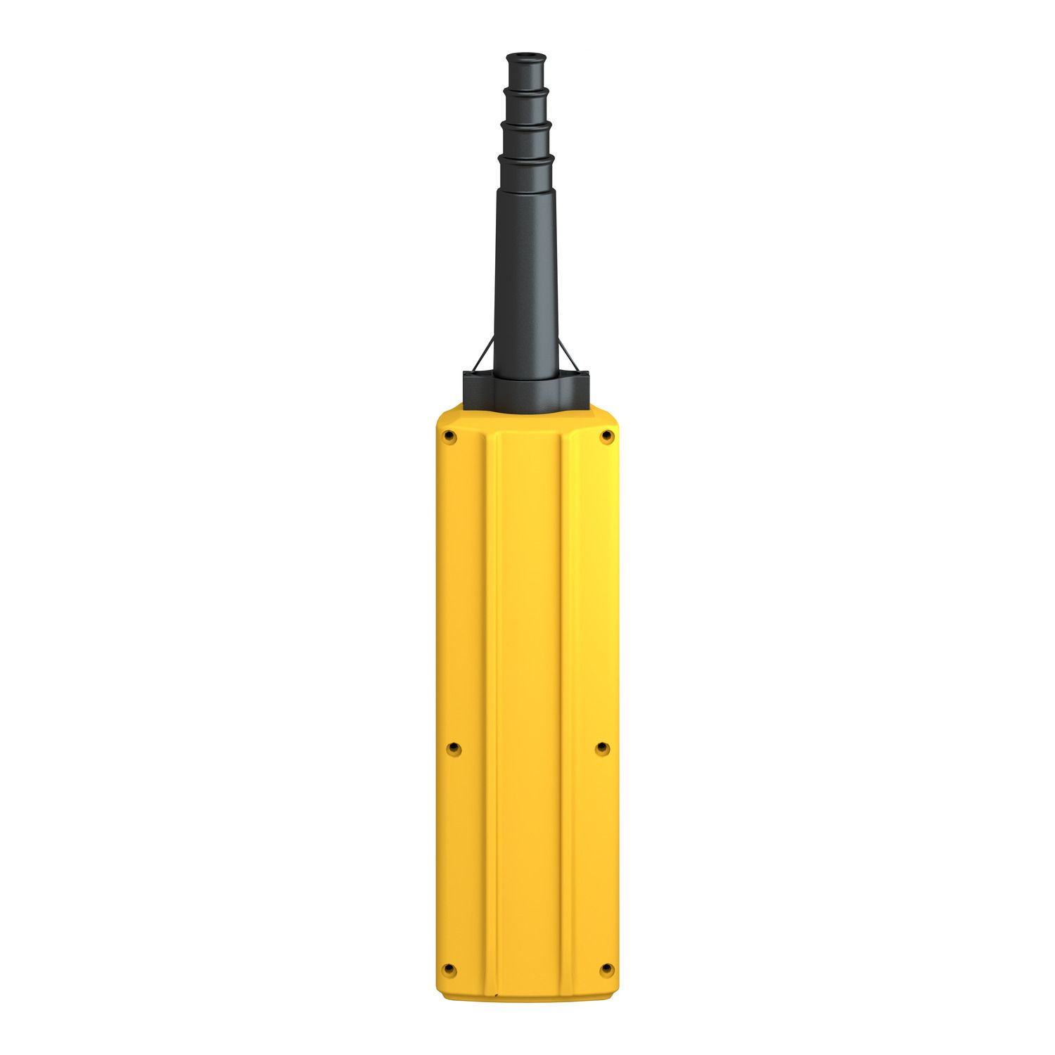 Picture of Pendant plast yellow 4 hole 10 22mm