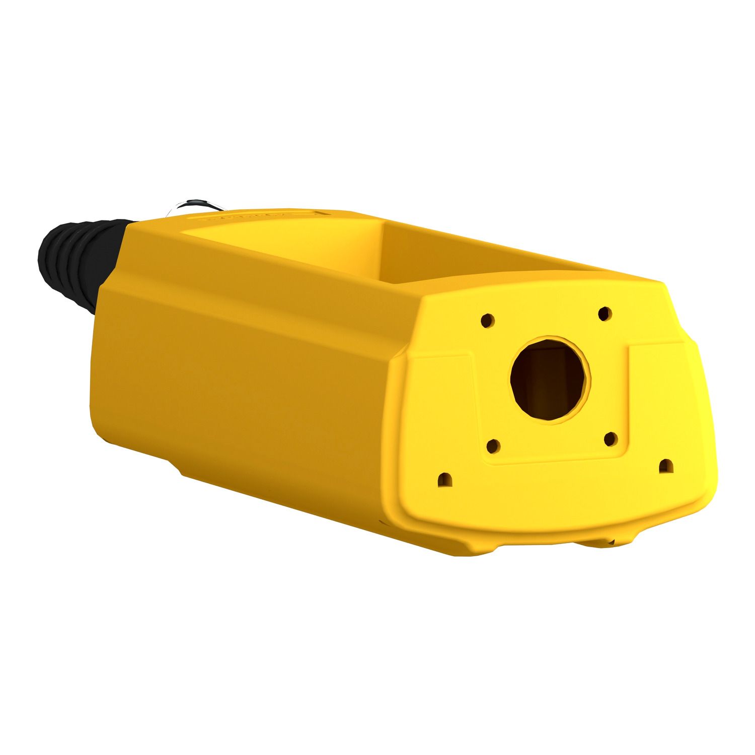 Picture of Pendant plast yellow 4 hole 10 22mm