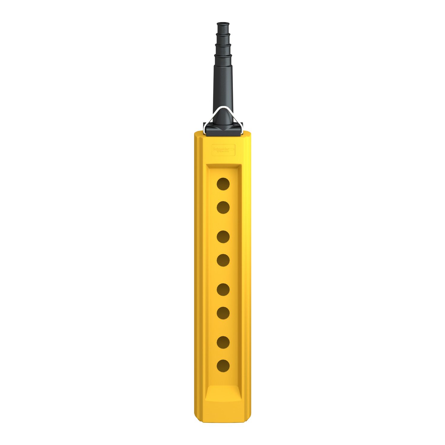 Picture of Pendant plast yellow 8 hole 10 22mm