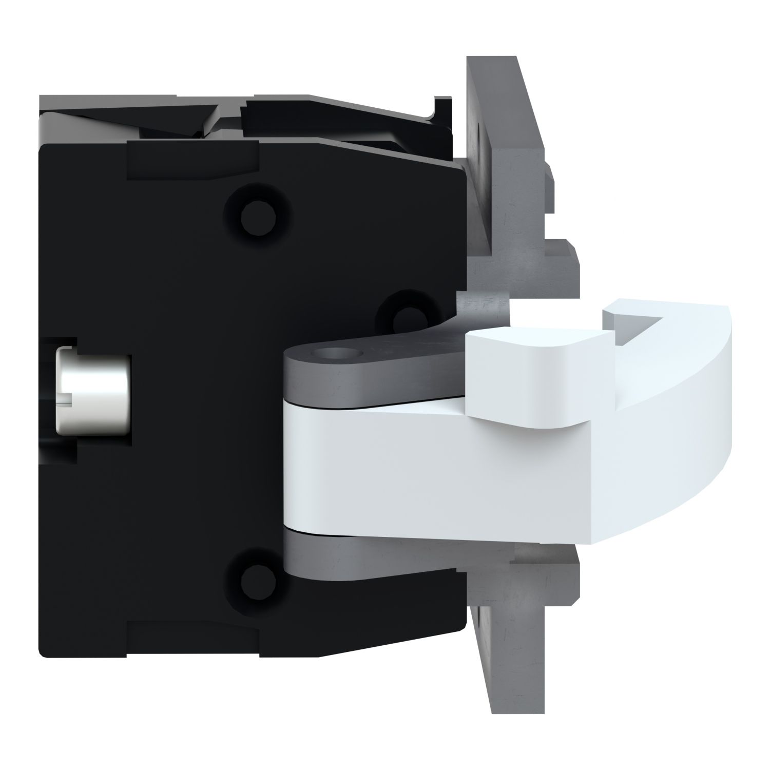 Picture of Single contact block, Harmony XAC, spring return, screw clamp terminal, 1NO+1NC