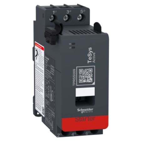 Picture of SIL motor starter, TeSys island, 15A at AC-1, 9A at AC-3, 4kW, 5hp, DOL type