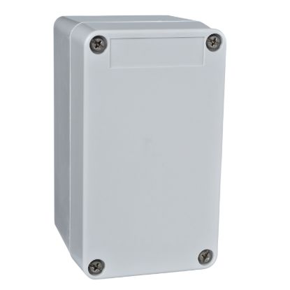 Picture of Empty control station without hinges, Harmony XAP, XB2 SL, plastic, grey, undrilled, 85x146x87mm