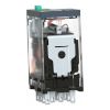 Picture of miniature plug in relay, Harmony Electromechanical Relays, 6A, 4CO, lockable test but to n, 24V DC