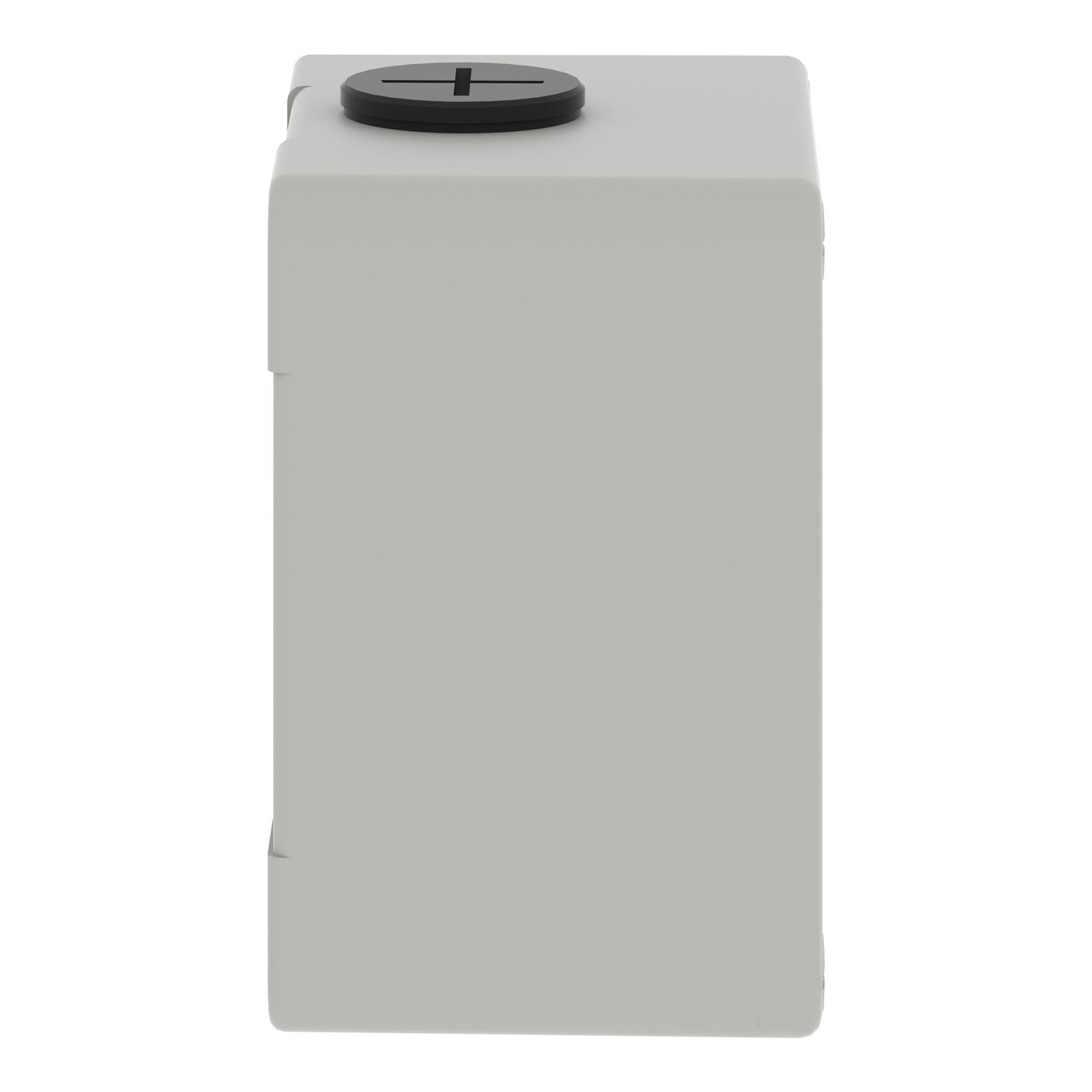 Picture of Die cast empty control station, Harmony XAP, XB2 SL, zinc alloy, grey, M20, 2 cut outs 22mm, 80x80x51,5mm, UL cULus