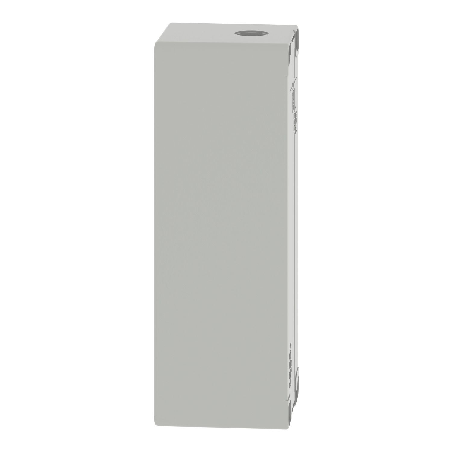 Picture of Die cast empty control station, Harmony XAP, XB2 SL, zinc alloy, grey, M25, undrilled, 80x220x77mm