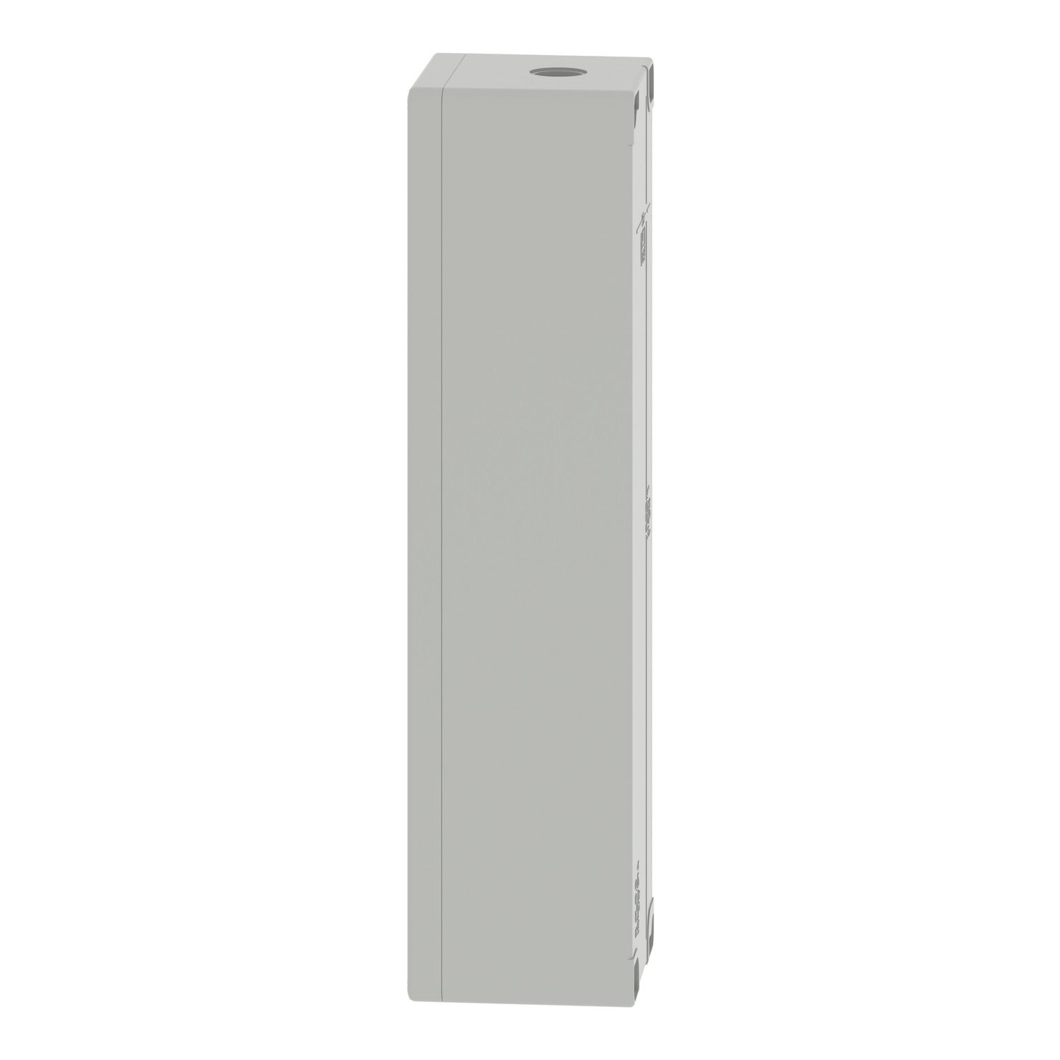 Picture of Empty control station, Harmony XAP, XB2 SL, aluminium, grey, M32, 6 cut outs 30mm with notches, 80x310x77mm
