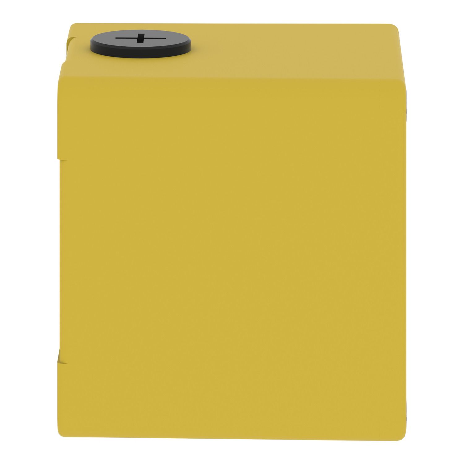 Picture of Empty control station, Harmony XAP, XB2 SL, zinc alloy, yellow, M20, undrilled, 80x80x77mm, UL cULus
