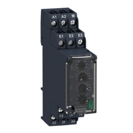 Picture of voltage control relay, Harmony Control Relays, 8A, 2CO, overvoltage or undervoltage detection, 15â€¦500V AC DC, 24â€¦240V AC DC