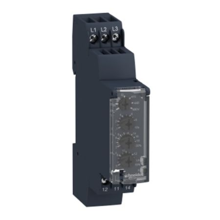 Picture of Harmony Control Relays, Modular 1-phase voltage control relay, 5 A, 1 CO, 65…260 V AC/DC