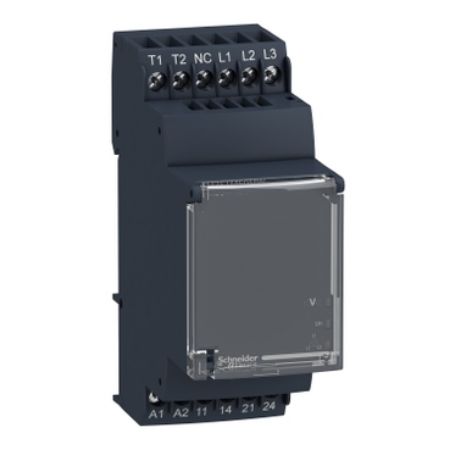 Picture of Harmony Control Relays, Modular motor voltage and temperature control relay, 5 A , 2 NO, 24..240 V AC/DC