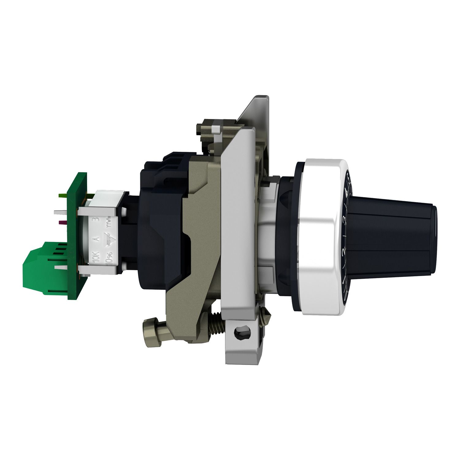 Picture of Complete potentiometer, Harmony XB4, metal, 22mm, 1K