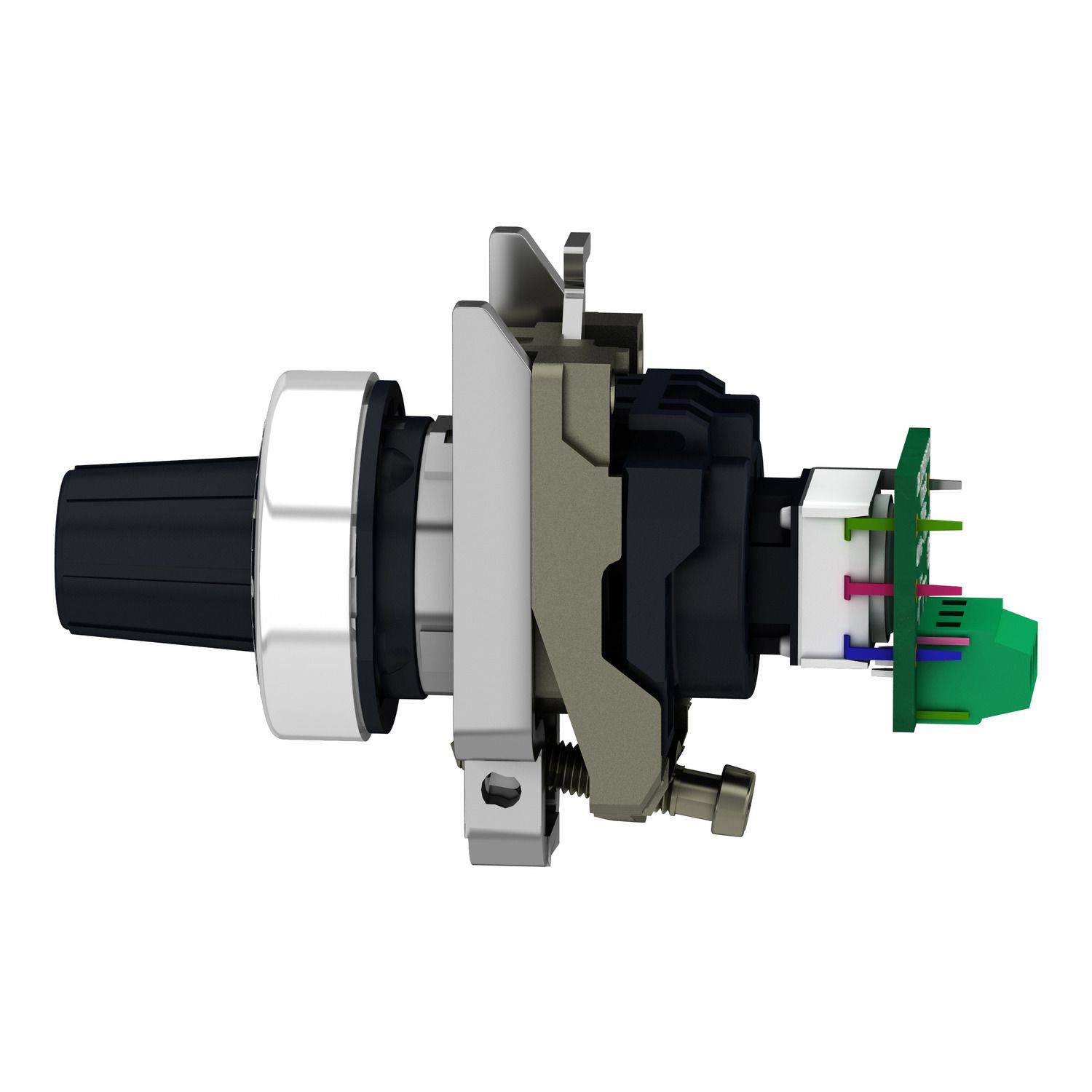 Picture of Complete potentiometer, Harmony XB4, metal, 22mm, 1K