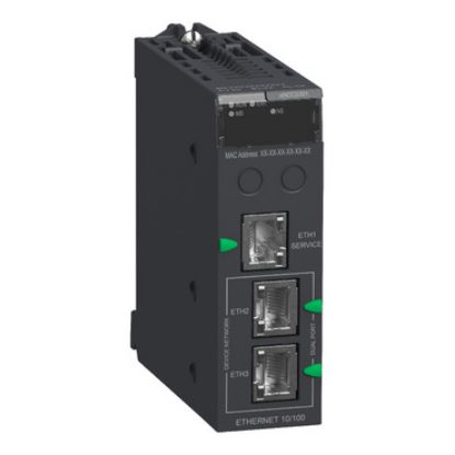 Picture of network module, Modicon M580, Ethernet IP/Modbus TCP