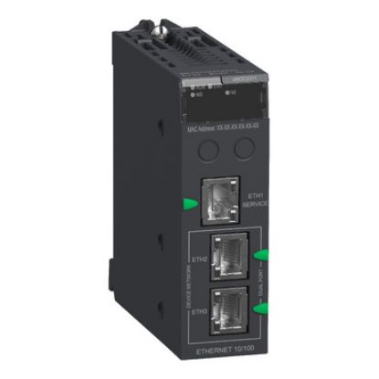 Picture of network module, Modicon M580, FactoryCast Ethernet