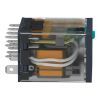 Picture of plug-in relay, Harmony electromechanical relays, 15A, 4CO, with LED, lockable test button, 24V DC