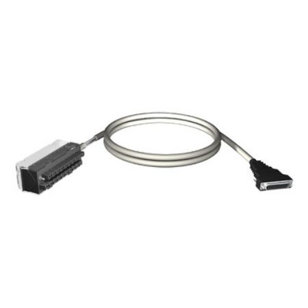 Picture of cord set, Modicon X80, 20-way terminal, SUB-D25 connector, 3m