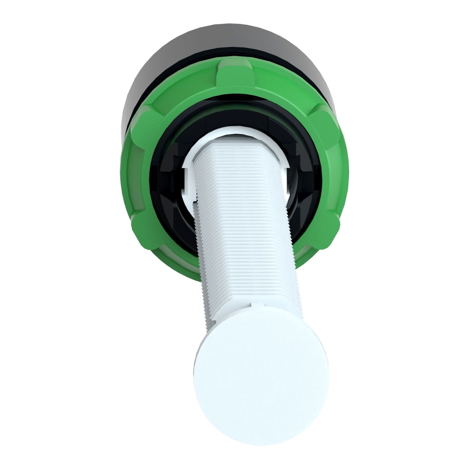 Picture of Manual overload reset push button, Harmony XB5, plastic, for 120...257mm actuation distance, flush, blue, 22mm, marked R