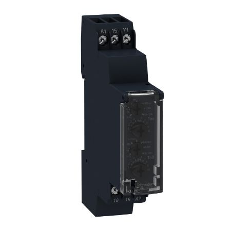 Picture of single function relay, Harmony Timer Relays, 0.7A, 1s..100h, asymmetrical flashing, solid state output, 24 to 240V AC