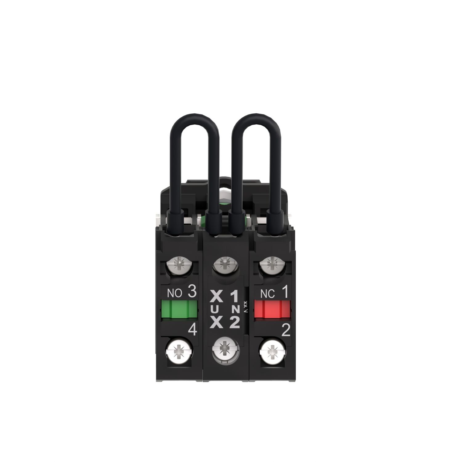 Picture of Push to test pilot light, Harmony XB5, universal LED,  white, plastic, 22mm, 110...120V