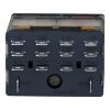 Picture of plug-in relay, Harmony electromechanical relays, 15A, 4CO, with LED, lockable test button, 230V AC