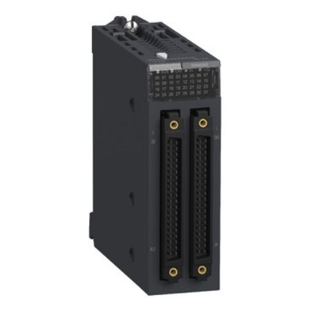 Picture of discrete input module, Modicon X80, 64 inputs, 24V DC positive, for severe environments