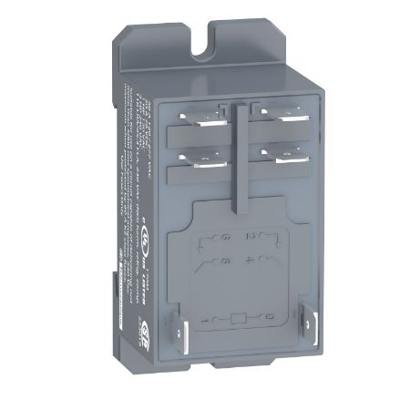 Picture of power relay, Harmony electromechanical relays, DIN rail or panel mount relay, 30A, 2NO, 12V DC