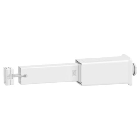Picture of End feed unit, Canalis KBA, 25/40A, right mounting, 1 circuit, compatible DALI, white RAL9003