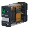 Picture of plug-in relay, Harmony electromechanical relays, 15A, 1CO, with LED, lockable test button, 230V AC