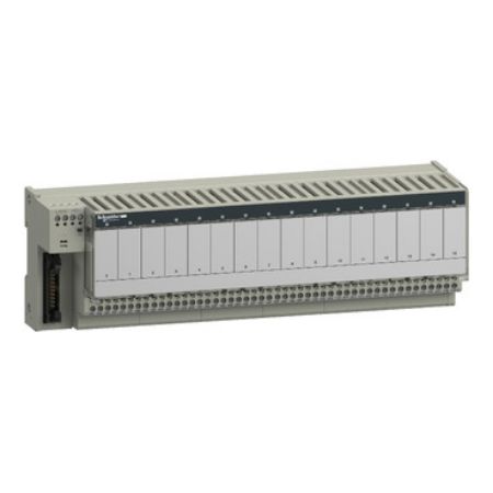Picture of Sub-base with plug-in electromechanical relay ABE7 - 16 channels - relay 12.5 mm