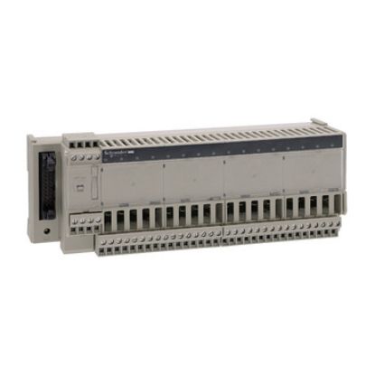 Picture of sub-base - soldered solid state output relay ABE7 - 16 inputs - 230 V AC