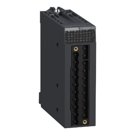 Picture of discrete input module, Modicon X80, 16 inputs, 24V DC positive, for severe environments