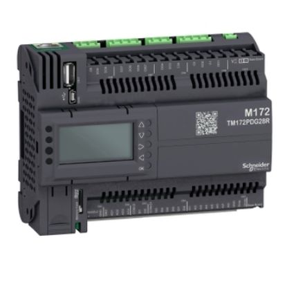 Picture of Controller, Modicon M171/M172/M173, performance, display, 28 IO, Ethernet, Modbus