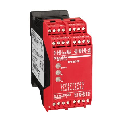 Picture of module XPSEC - increasing the number of safety contacts - 24 V AC DC