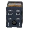 Picture of plug-in relay, Harmony electromechanical relays, 15A, 2CO, lockable test button, 120V AC