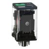 Picture of Harmony Electromechanical Relays, Universal plug in relay, 10A, 2CO, with LED, lockable test button, 24V AC