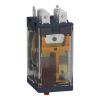 Picture of plug-in relay, Harmony electromechanical relays,  15A, 2CO, lockable test button, 230V AC