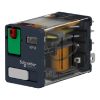 Picture of plug-in relay, Harmony electromechanical relays,  15A, 2CO, lockable test button, 230V AC