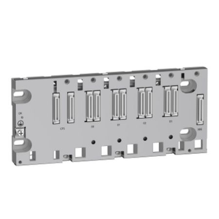 Picture of rack, Modicon X80, 4 slots, Ethernet backplane, ruggedized