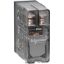 Picture of interface plug in relay, Harmony Electromechanical Relays, 5A, 2CO, clear cover, 24V AC