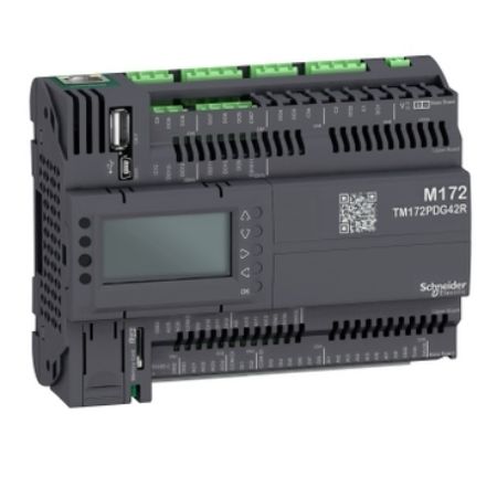 Picture of Controller, Modicon M171/M172/M173, Modicon M172, performance, display, 42 IO, Ethernet, Modbus