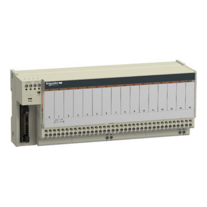 Picture of Sub-base with plug-in electromechanical relay ABE7 - 16 channels - relay 10 mm