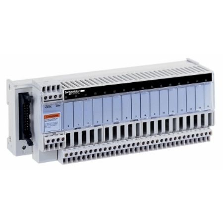Picture of sub-base - soldered solid state output relay ABE7 - 16 inputs - 48 V AC