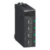 Picture of network module, Modicon M340, EtherNet/IP and Modbus/TCP, 4 x RJ45