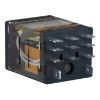 Picture of plug-in relay, Harmony electromechanical relays, 15A, 3CO, lockable test button, 120V AC