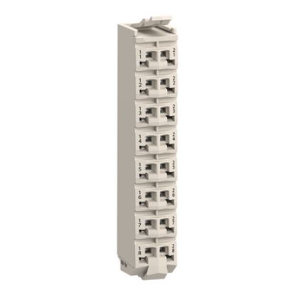 Picture of terminal block, Modicon TM5, 16 contacts, white, quantity 1
