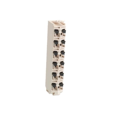 Picture of terminal block, Modicon TM5, 12 contacts, white, quantity 1